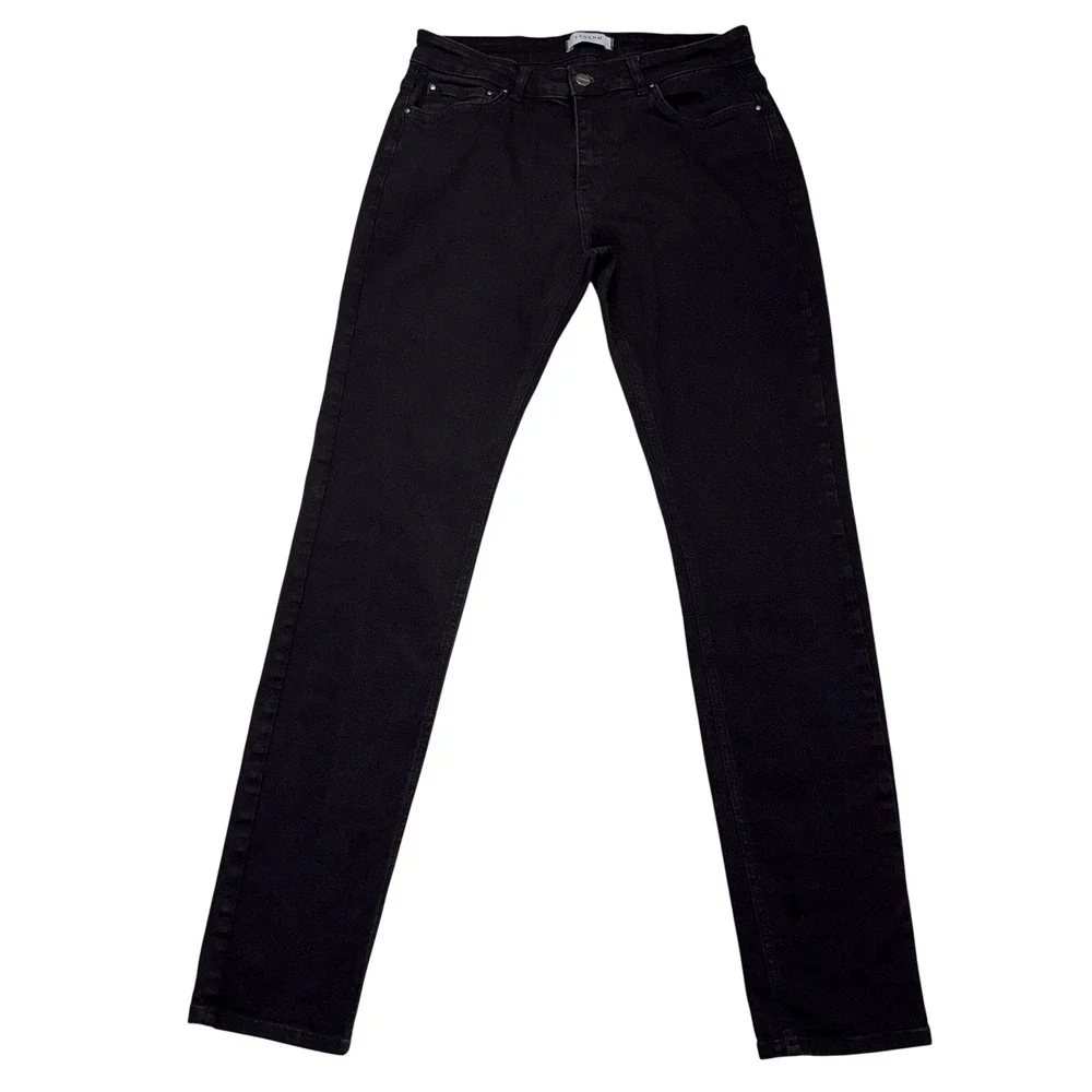 Legend London Jeans Mens 34x34 Black Slim Fit Denim LL-2022-296 Stretch